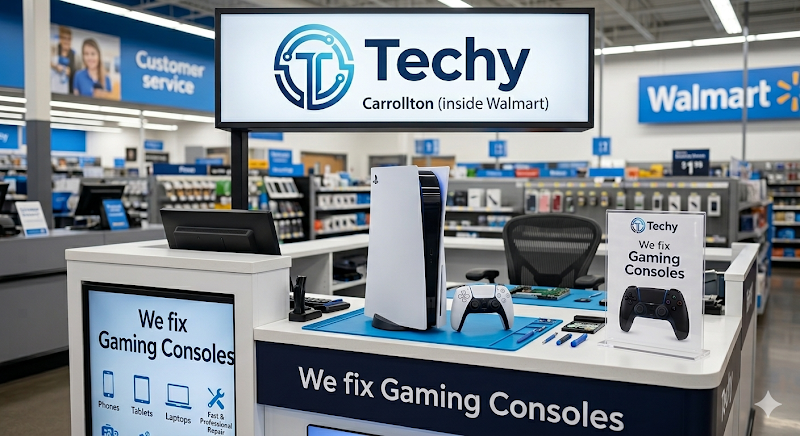 Techy Carrollton -(#1 Certified Device Repair Inside Walmart) iPhone, Android ,iPad, MacBook, Tablets & Game Consoles